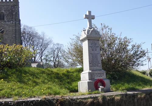 Photo Gallery Image - War Memorial in the village of South Petherwin