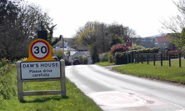 Daw's House in the parish of South Petherwin